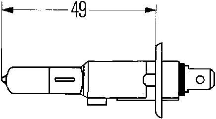 8GH002089141 HELLA bombilla halógena