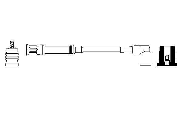 1716044 BMW juego de cables de encendido