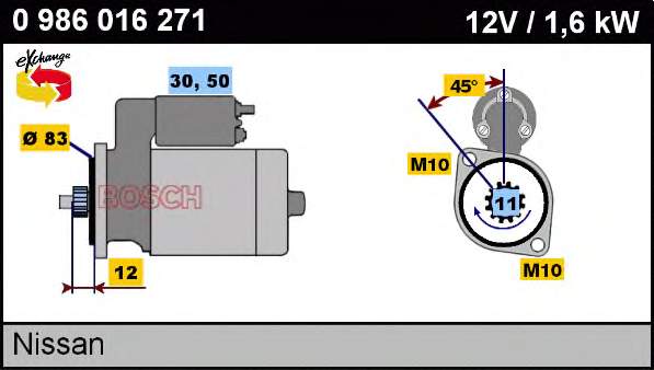 S114293 Hitachi motor de arranque