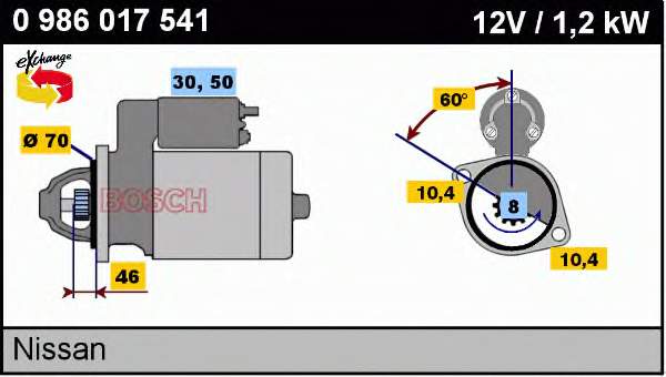 0986017541 Bosch