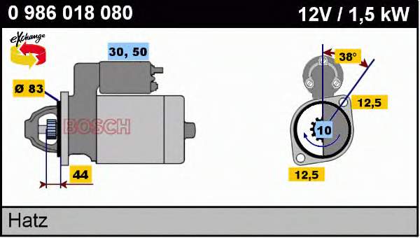 112040 Cargo motor de arranque