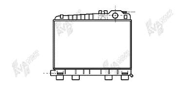 Radiador refrigeración del motor 17111178213 BMW