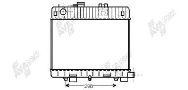 Radiador refrigeración del motor 17111719381 BMW