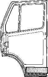  Puerta delantera izquierda para Citroen C25 280,290