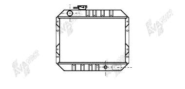 Radiador de água 6084481 Ford