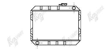 6090699 Ford radiador refrigeración del motor