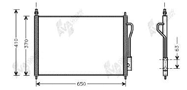 18005268 VAN Wezel condensador aire acondicionado