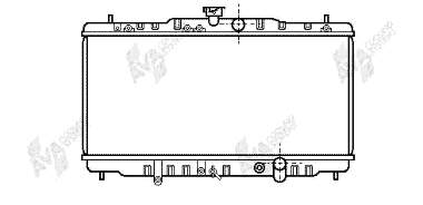 25002055 VAN Wezel radiador refrigeración del motor