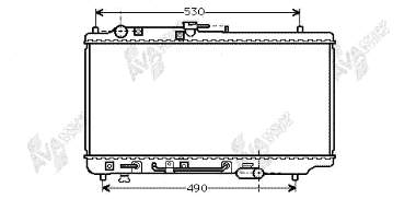 27002069 VAN Wezel radiador refrigeración del motor