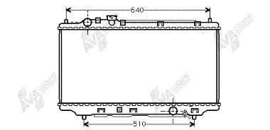 27002098 VAN Wezel radiador refrigeración del motor