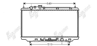 27002100 VAN Wezel radiador refrigeración del motor