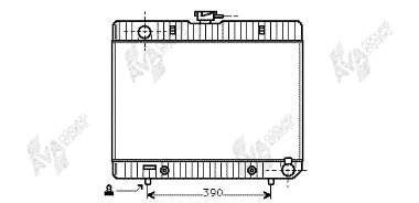 Radiador refrigeración del motor A1235013801 Mercedes