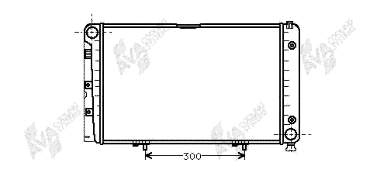 2015004103 Mercedes radiador refrigeración del motor