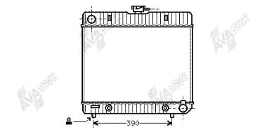 Radiador refrigeración del motor A1235012901 Mercedes