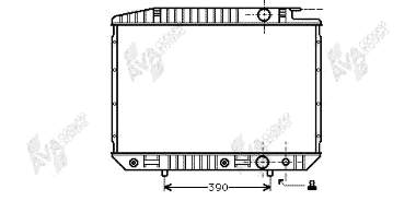 30002070 VAN Wezel radiador refrigeración del motor