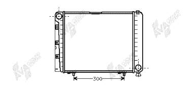 30002079 VAN Wezel radiador refrigeración del motor