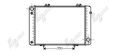 30002099 VAN Wezel radiador refrigeración del motor