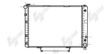 30002177 VAN Wezel radiador refrigeración del motor