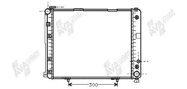 30002178 VAN Wezel radiador refrigeración del motor