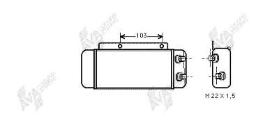 A1245000200 Mercedes radiador de aceite