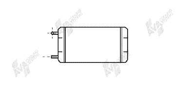 30006108 VAN Wezel radiador de calefacción