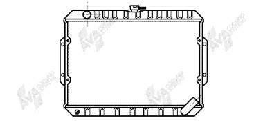 32002066 VAN Wezel radiador refrigeración del motor