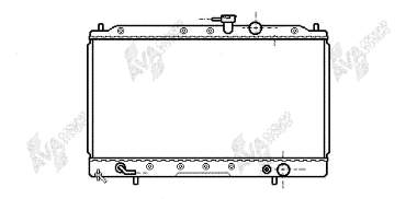 32002081 VAN Wezel radiador refrigeración del motor