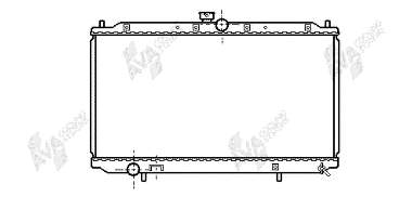 32002111 VAN Wezel radiador refrigeración del motor