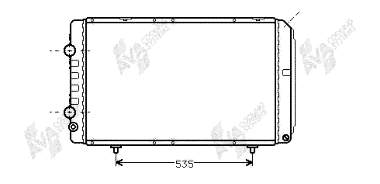 40002147 VAN Wezel radiador refrigeración del motor