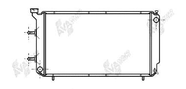 51002018 VAN Wezel radiador refrigeración del motor