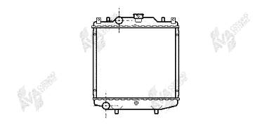 52002028 VAN Wezel radiador refrigeración del motor