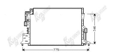 53005192 VAN Wezel condensador aire acondicionado