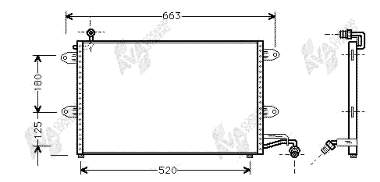 58005143 VAN Wezel condensador aire acondicionado