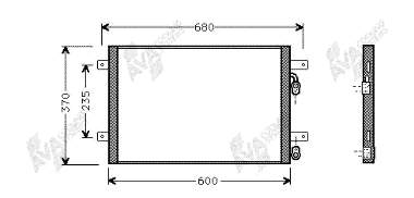 58005153 VAN Wezel condensador aire acondicionado