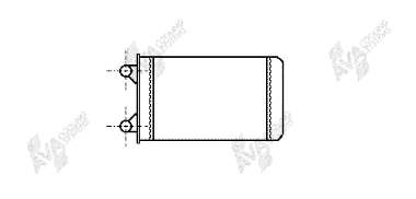 58006117 VAN Wezel radiador de calefacción