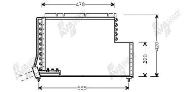 59005078 VAN Wezel condensador aire acondicionado