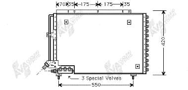 59005082 VAN Wezel condensador aire acondicionado