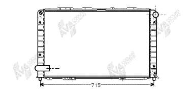 82489090 Fiat/Alfa/Lancia radiador refrigeración del motor