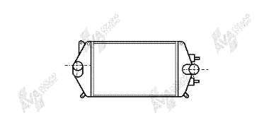 82416363 Fiat/Alfa/Lancia radiador de aire de admisión