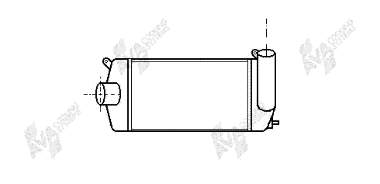  Radiador de aire de admisión para Lancia Thema 834