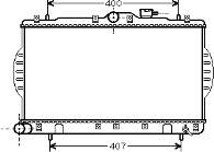 82002047 VAN Wezel radiador refrigeración del motor