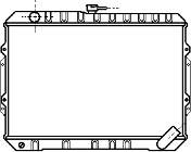 32002049 VAN Wezel radiador refrigeración del motor