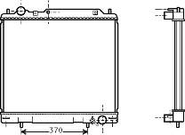 32002110 VAN Wezel radiador refrigeración del motor