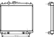 32002138 VAN Wezel radiador refrigeración del motor