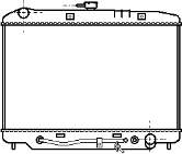 Radiador refrigeración del motor 37002180 VAN Wezel