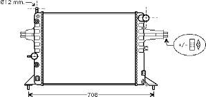 37002256 VAN Wezel radiador refrigeración del motor