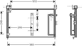 52005038 VAN Wezel condensador aire acondicionado