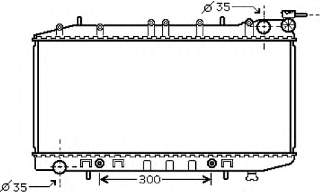 273108-2 Polcar radiador refrigeración del motor