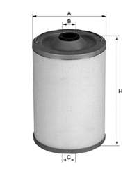 BFU707 Mann-Filter filtro combustible