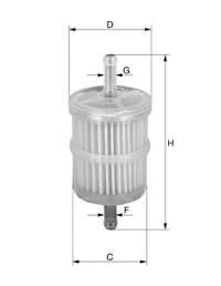 WK4313 Mann-Filter filtro combustible